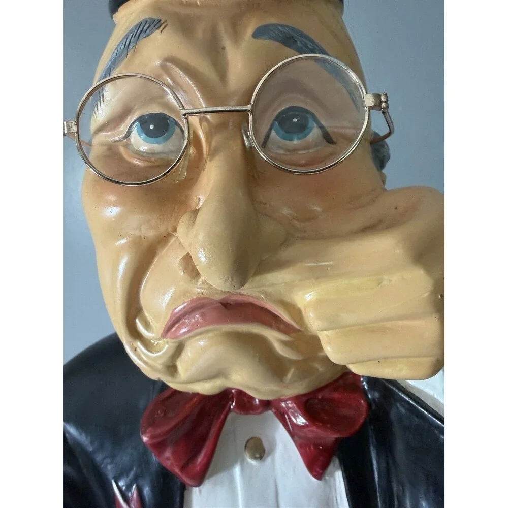 RARE Vintage Mr. Stinky Pants Down Old Man Butler Toilet Paper Holder unique